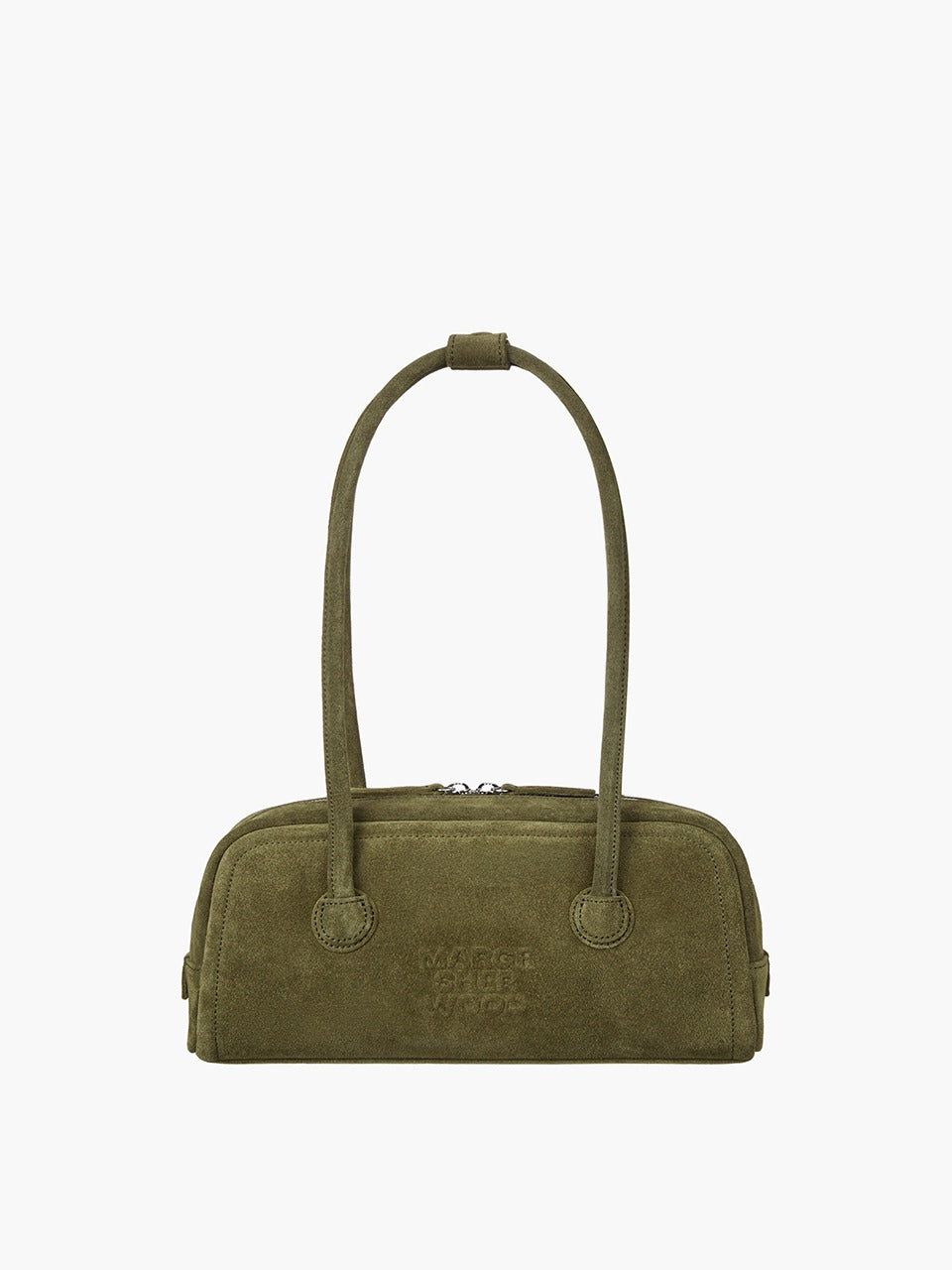 Margesherwood Soft Boston EW dark olive suede