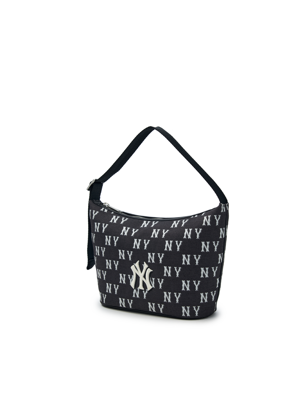 MLB Korea Classic Monogram Jacquard Hobo Bag