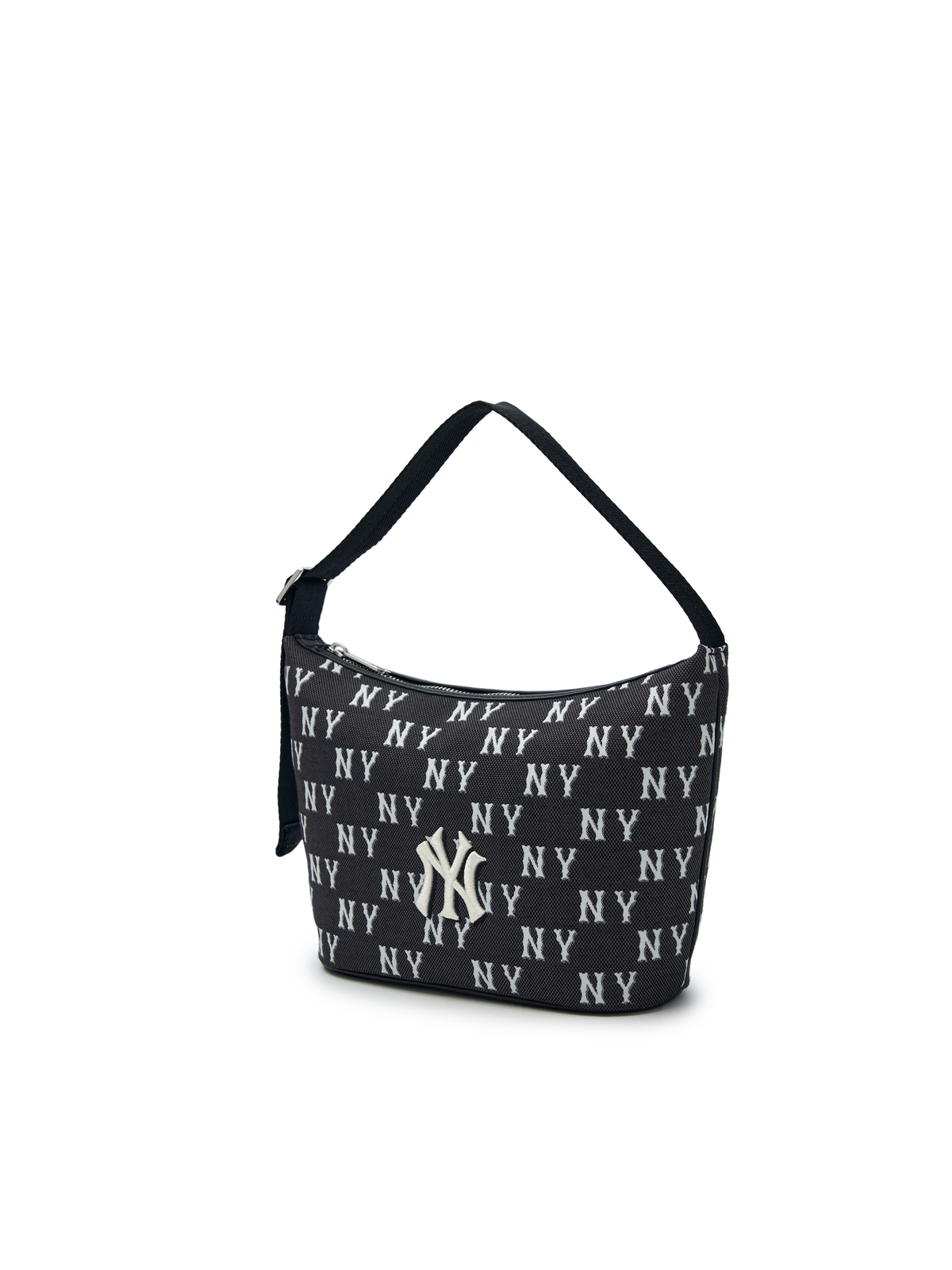 MLB Korea Classic Monogram Jacquard Hobo Bag