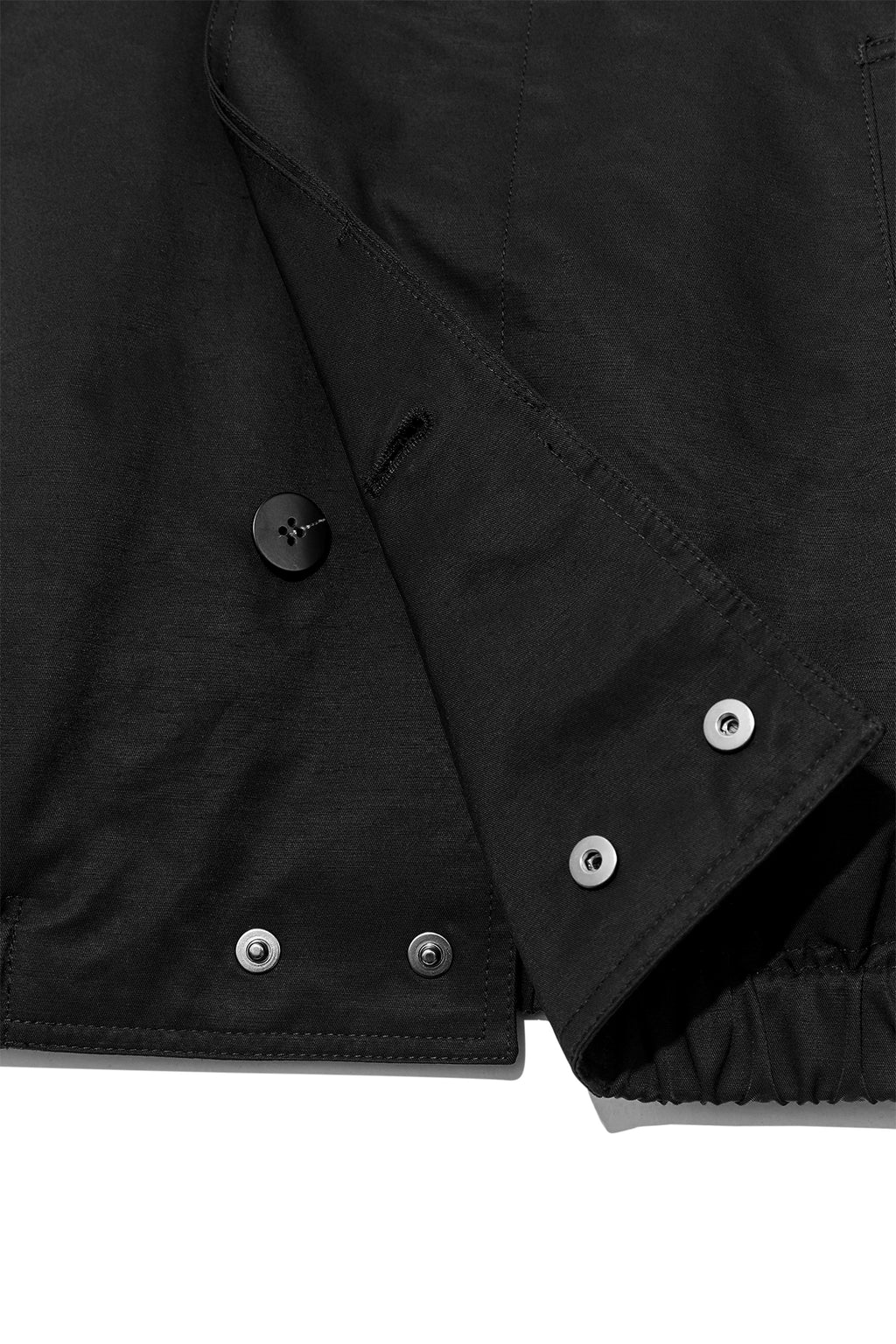 [matinkim] TRENCH BOMBER JUMPER FOR WOMEN IN BLACK