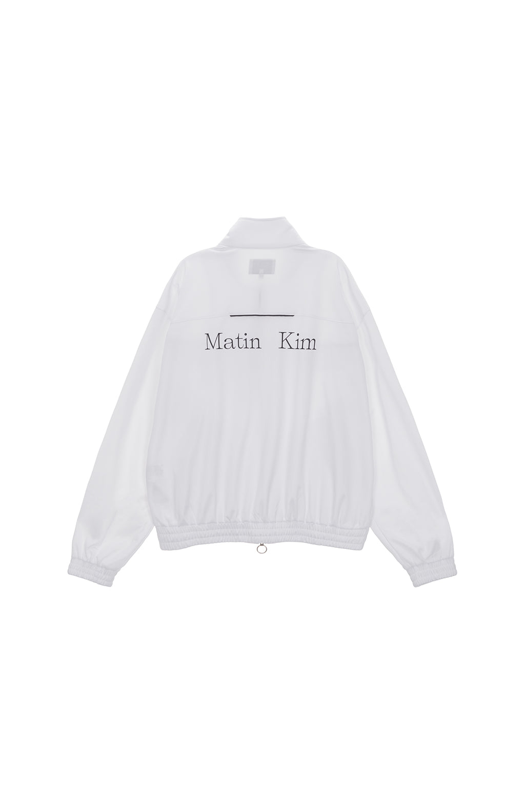 Matinkim Back Logo Point Track Jumper IN White