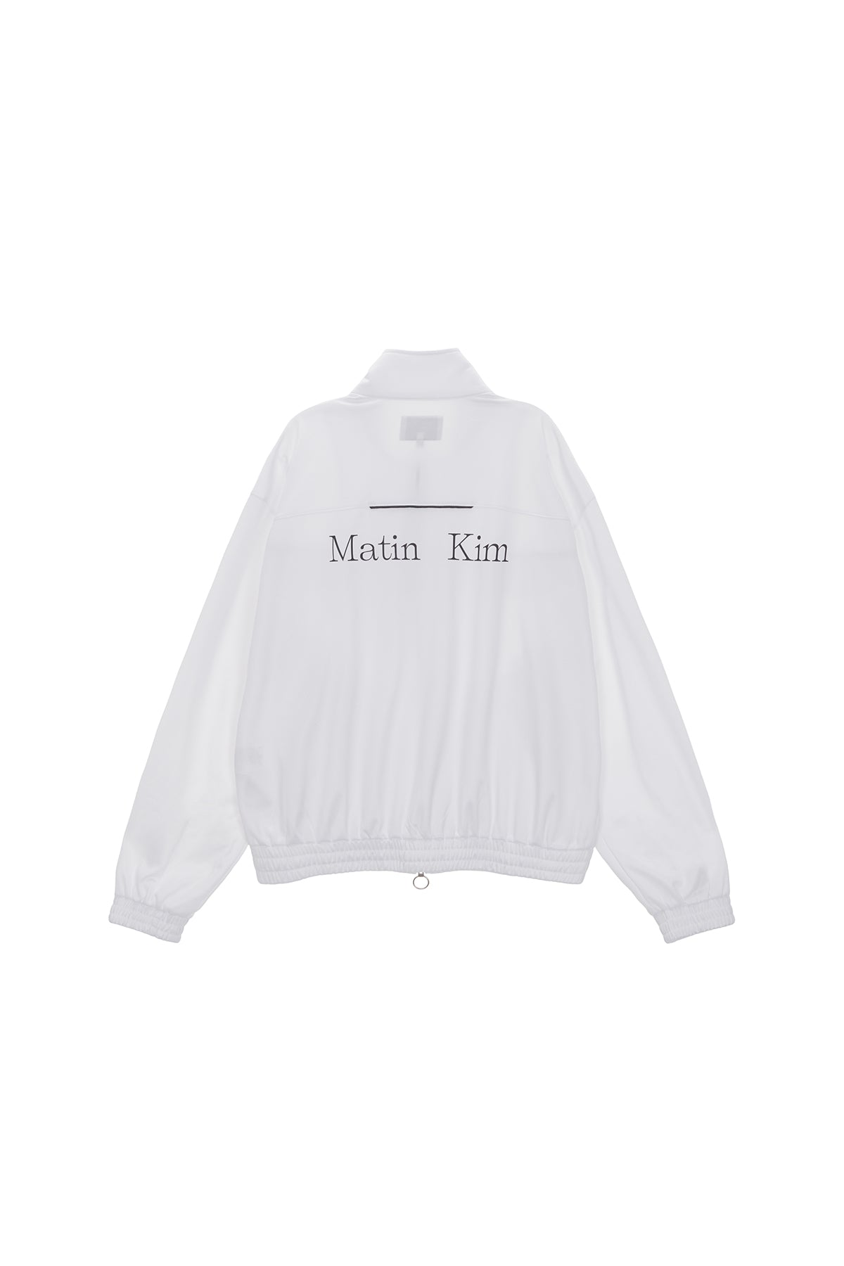 Matinkim Back Logo Point Track Jumper IN White