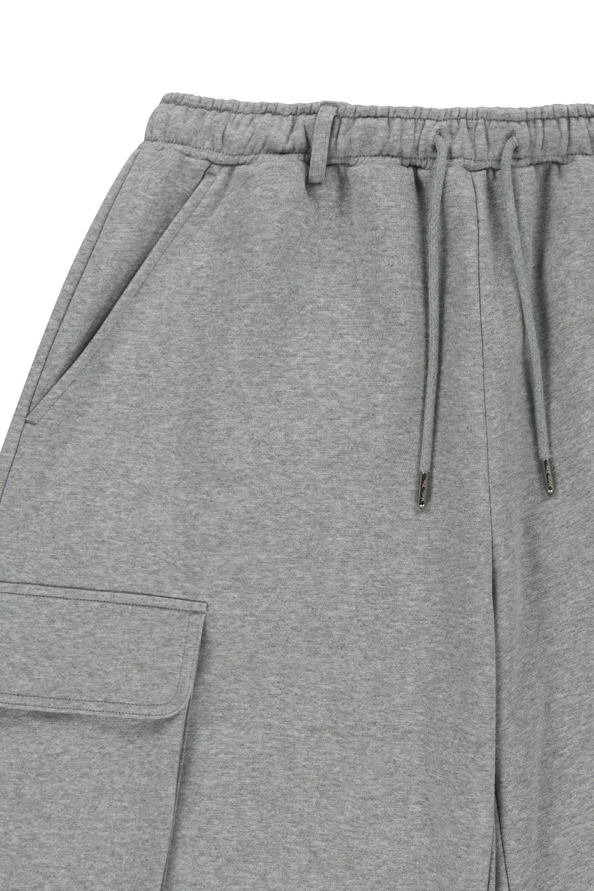 [matinkim] Terry Utility Pocket Bermuda Pants IN Grey