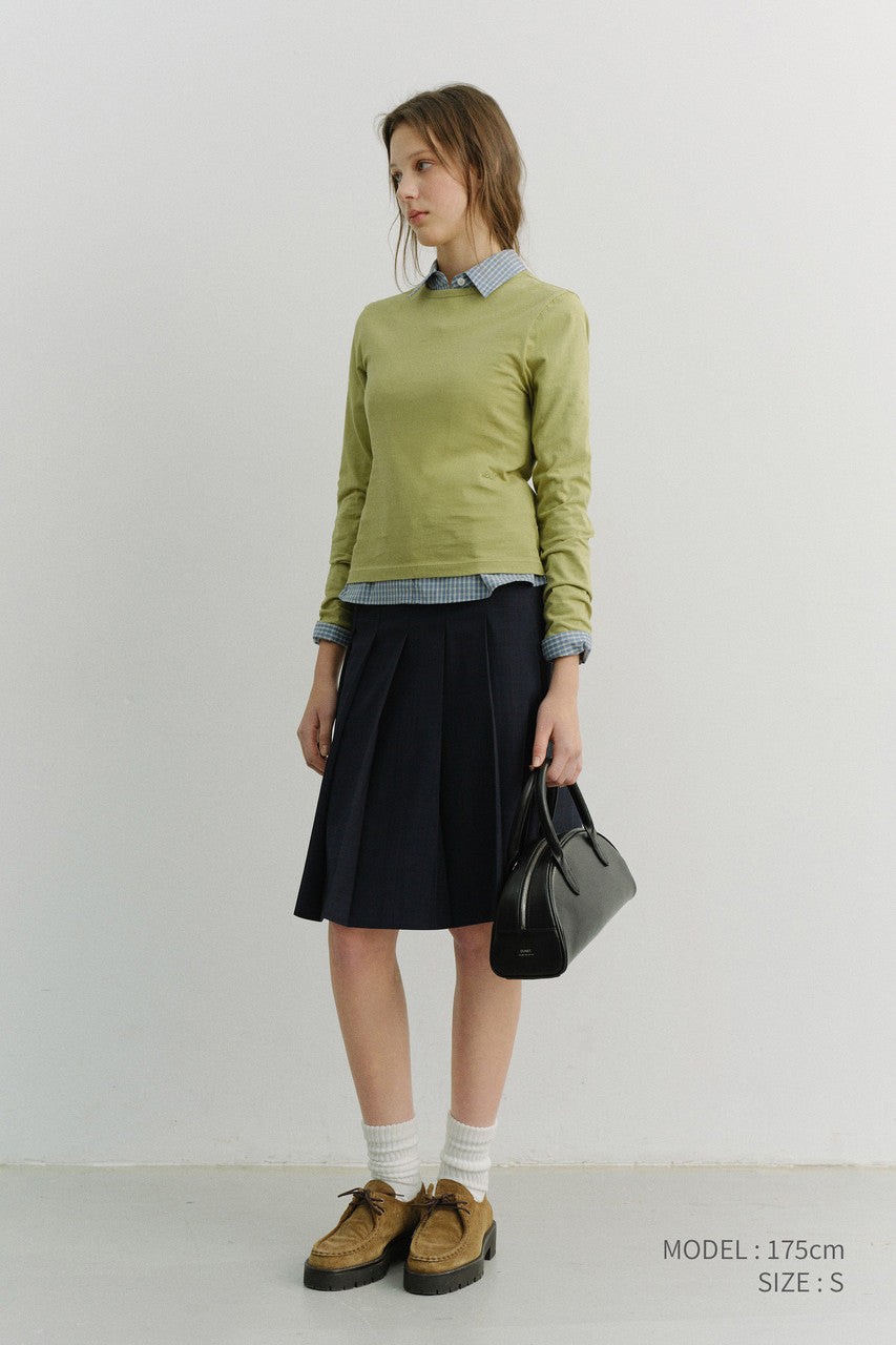 Dunst Essential Crew-Neck T-Shirt Olive
