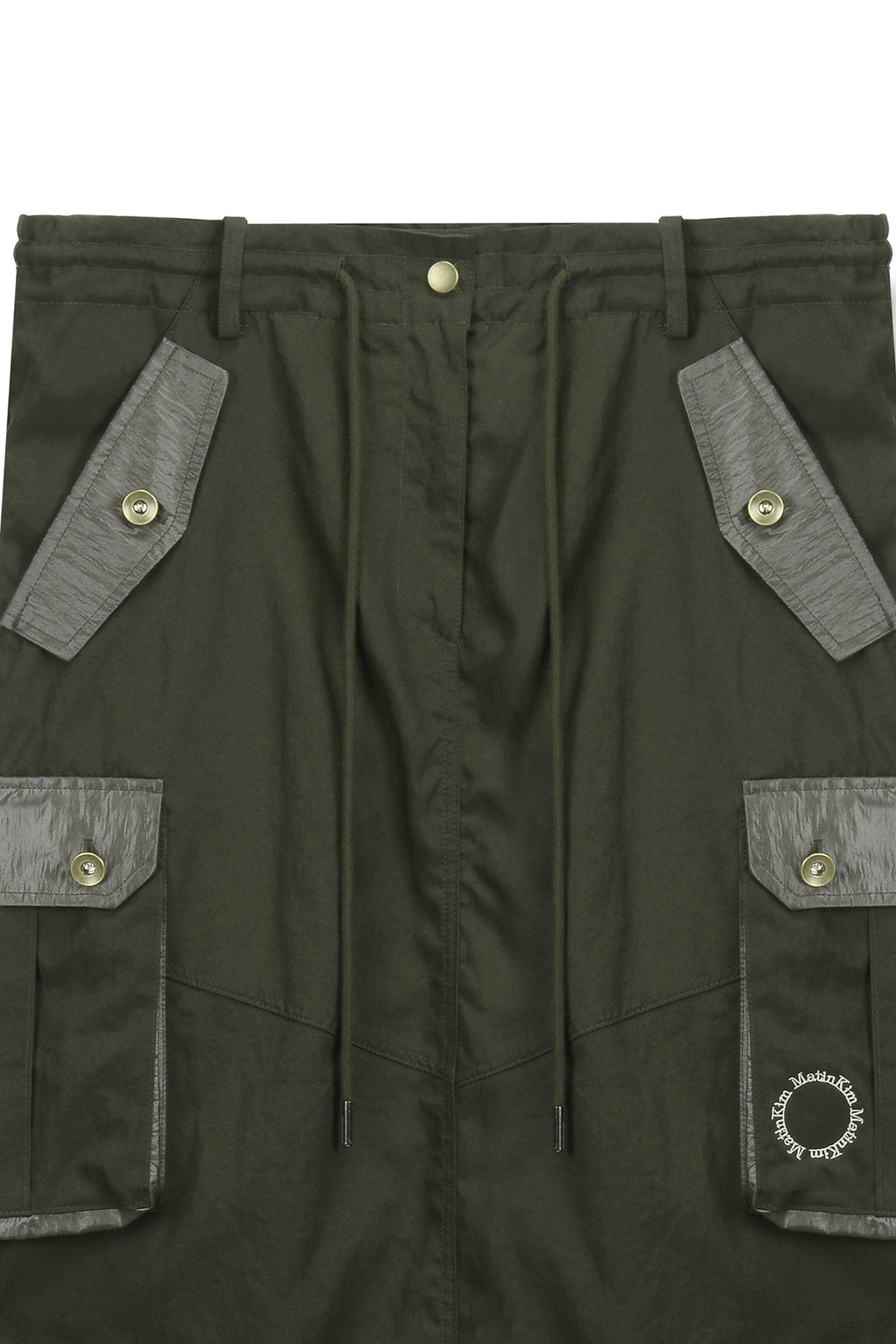 Matinkim Cargo Maxi Skirt IN Khaki
