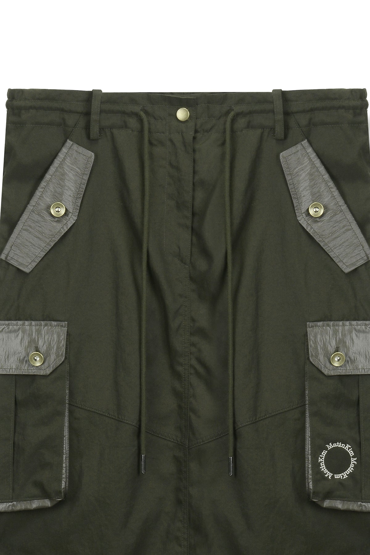 Matinkim Cargo Maxi Skirt IN Khaki