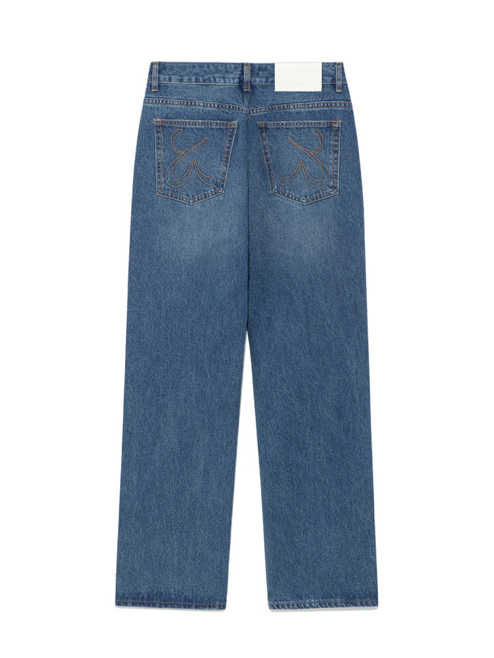 GLOWNY The Malissa Jeans (Mid Blue)