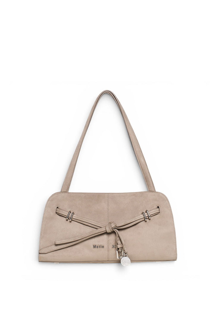 Matinkim Drop Tail Mellow Shoulder Bag IN Beige