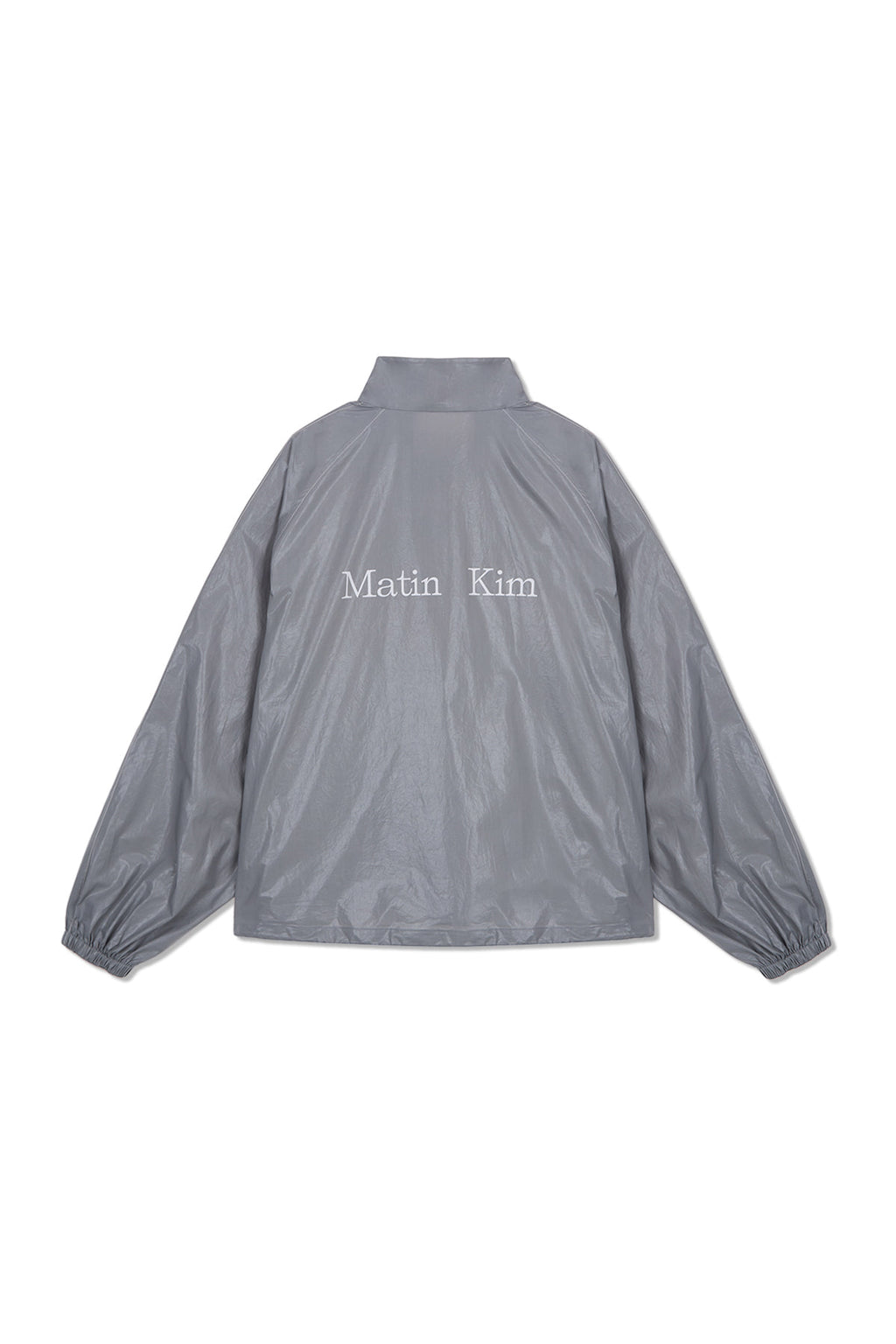 Matinkim Matin Kim Logo Coating Jumper IN Dark Grey