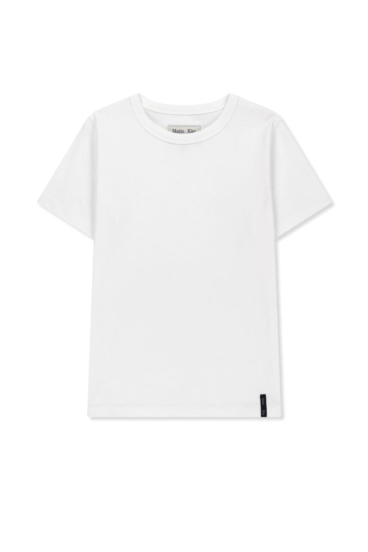 Matinkim Label Detail Slim Fit Top IN Ivory