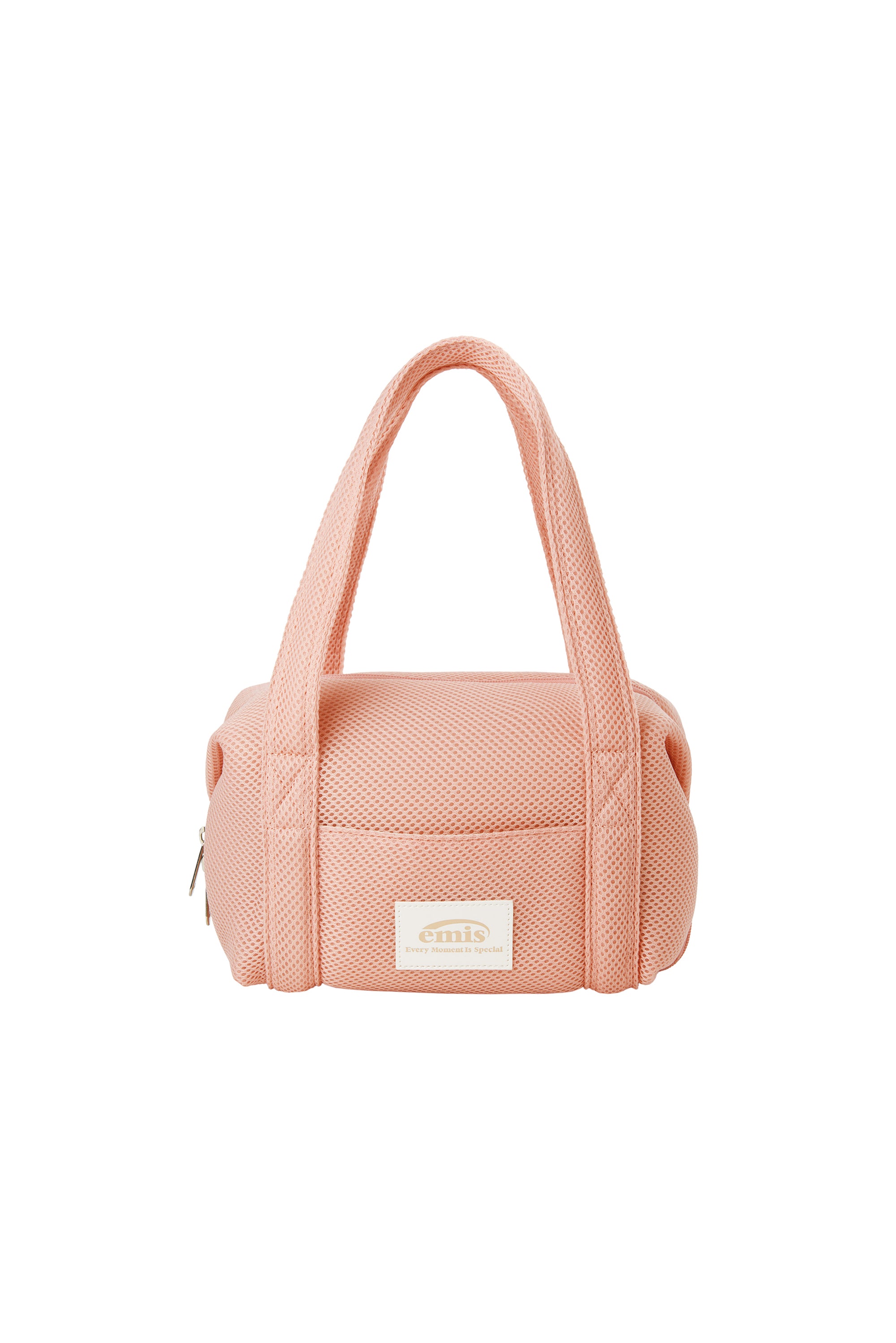 MESH MINI DUFFLE BAG-PEACH
