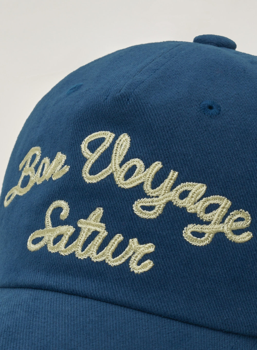 [satur] Bon Voyage 5 Panel Ball Cap - Blue