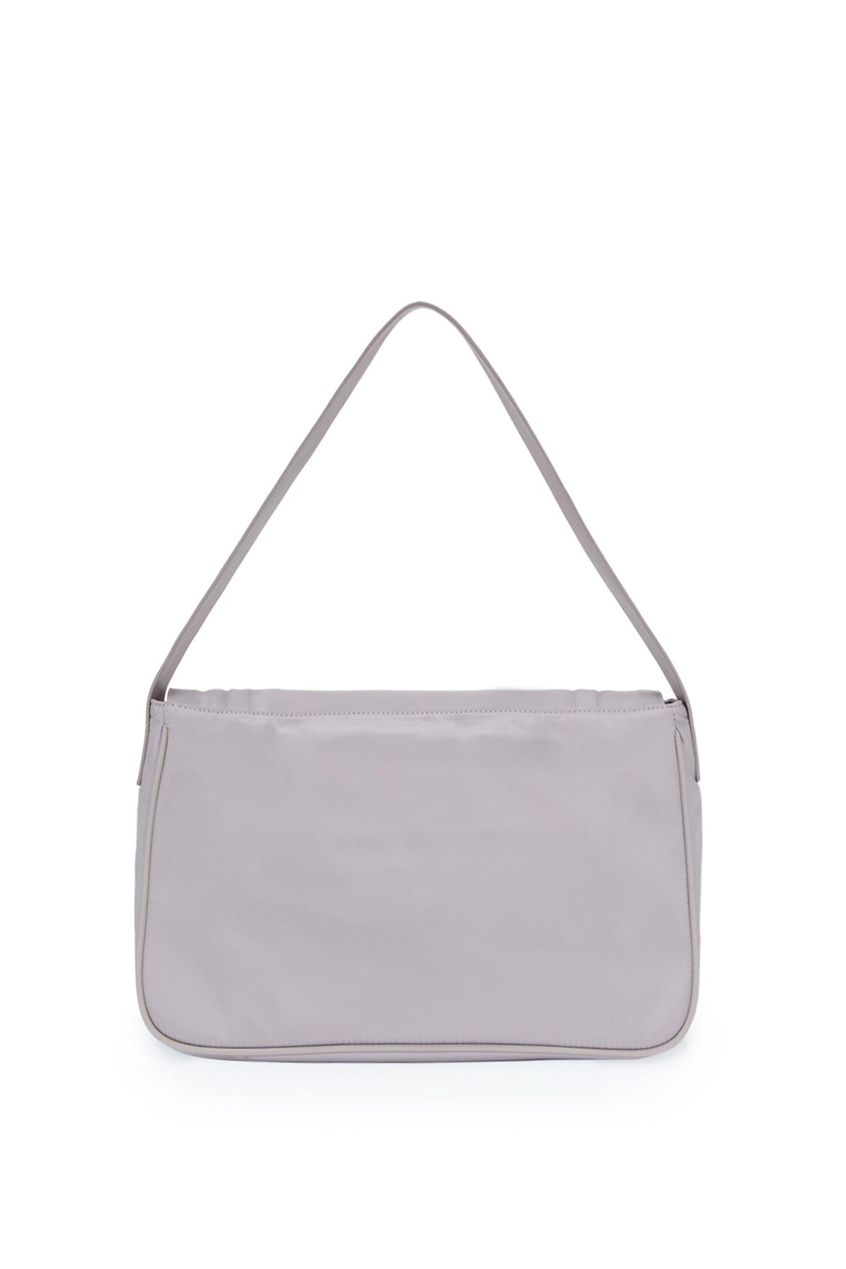 [matinkim] BUCKLE BAG IN LIGHT GREY