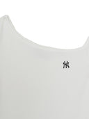 MLB Korea Women's Basic Off Shoulder Shirring Ribbed Dress