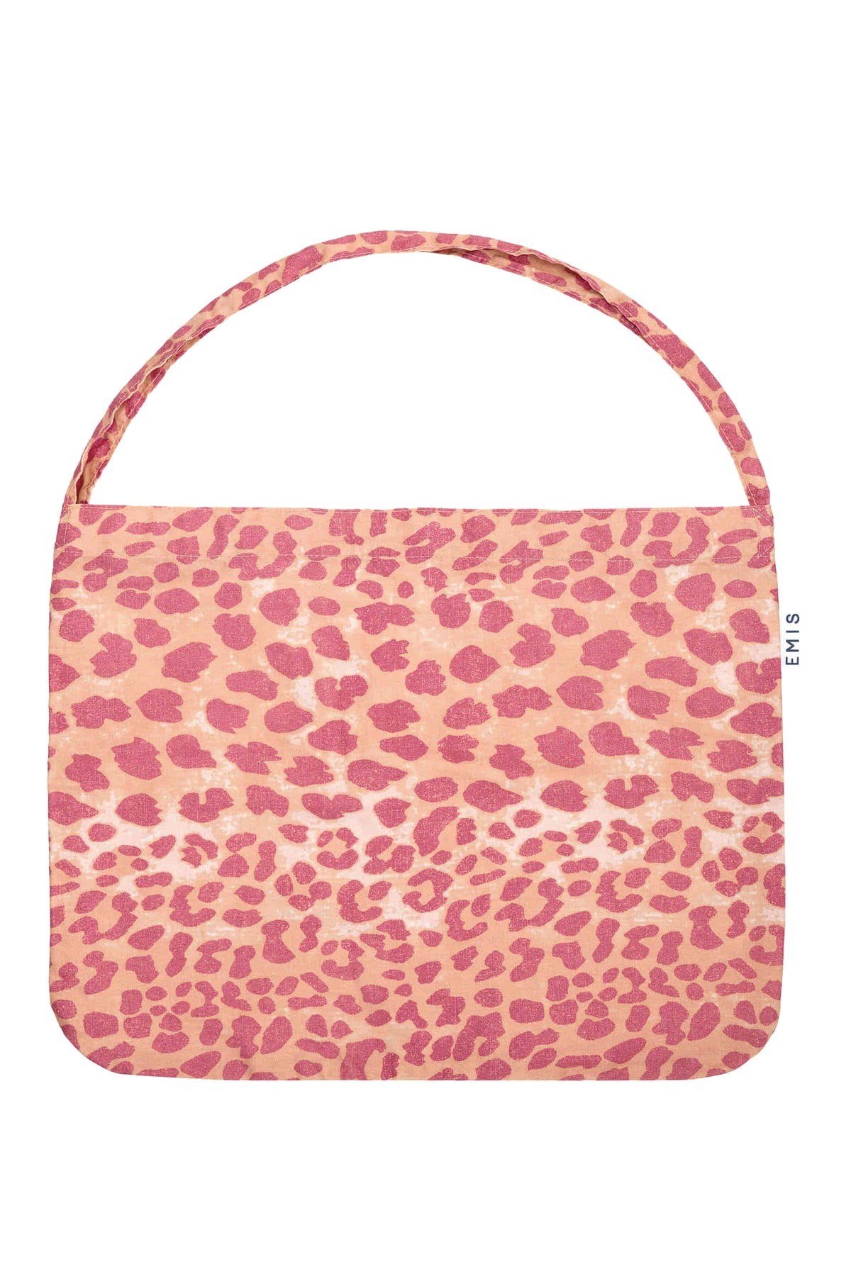 Emis Cotton Leopard Eco Bag-Pink