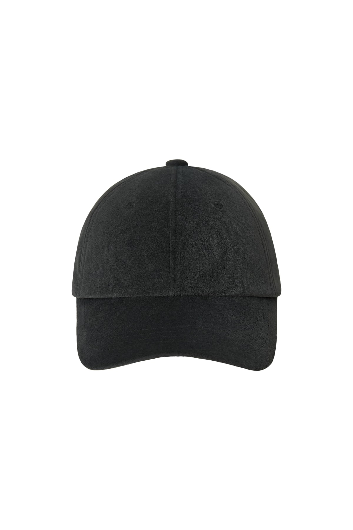 EMIS Tag Velvet Ball Cap-Black