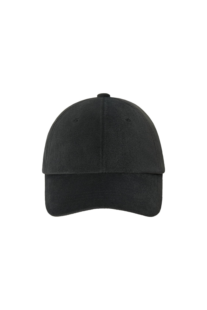 EMIS Tag Velvet Ball Cap-Black