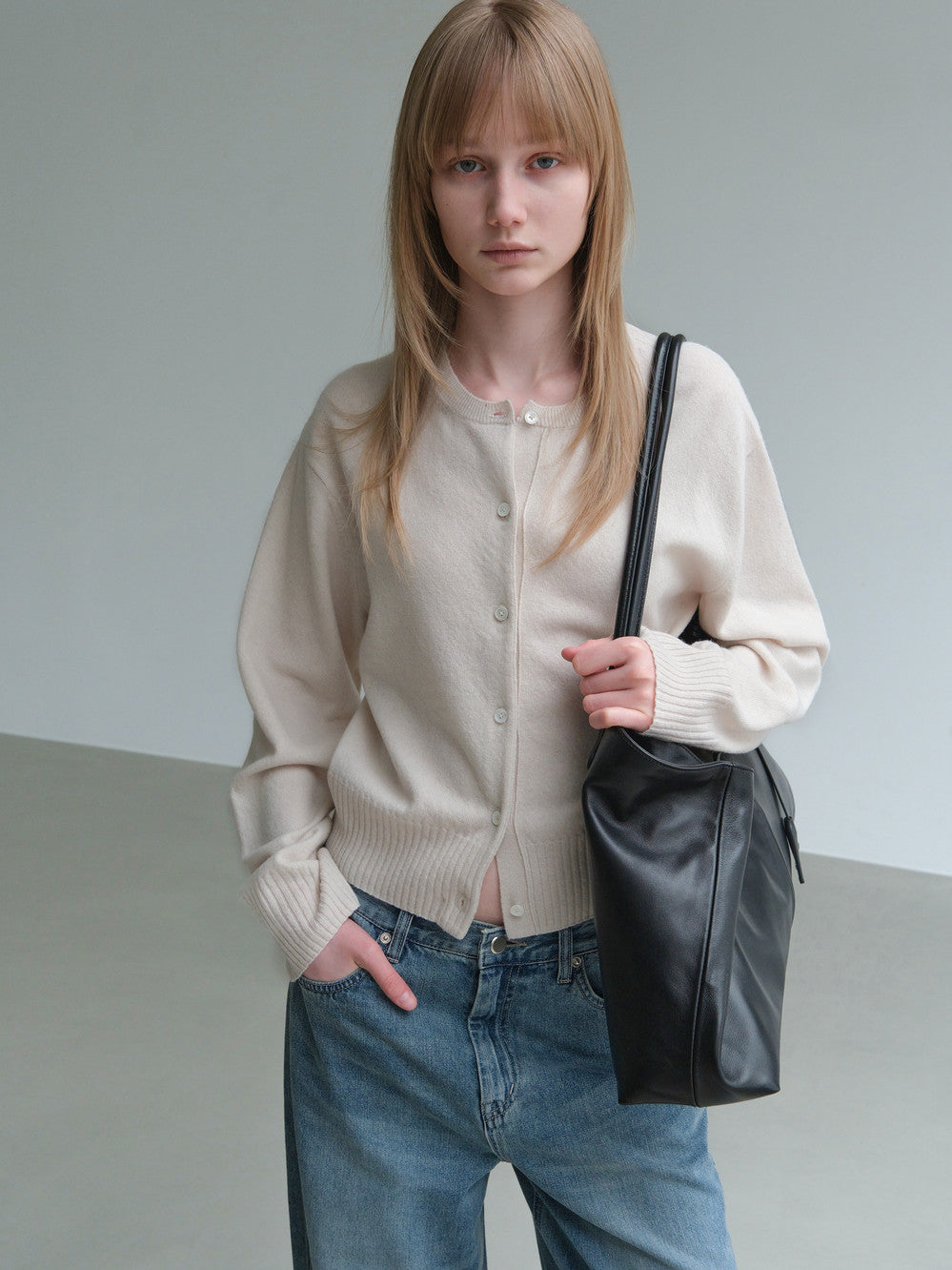 Low Classic Classic Effortless Wide Fit Denim Middle Blue