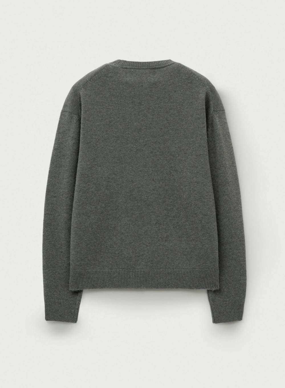 [satur] Loren Classic Logo Knit - Charcoal