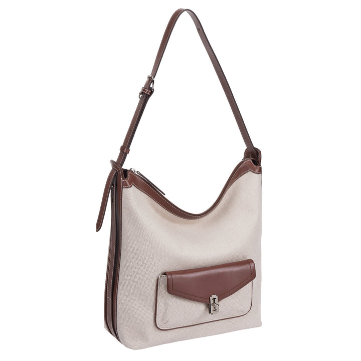 Vunque Festone Occam Through Hobo L Chestnut Brown