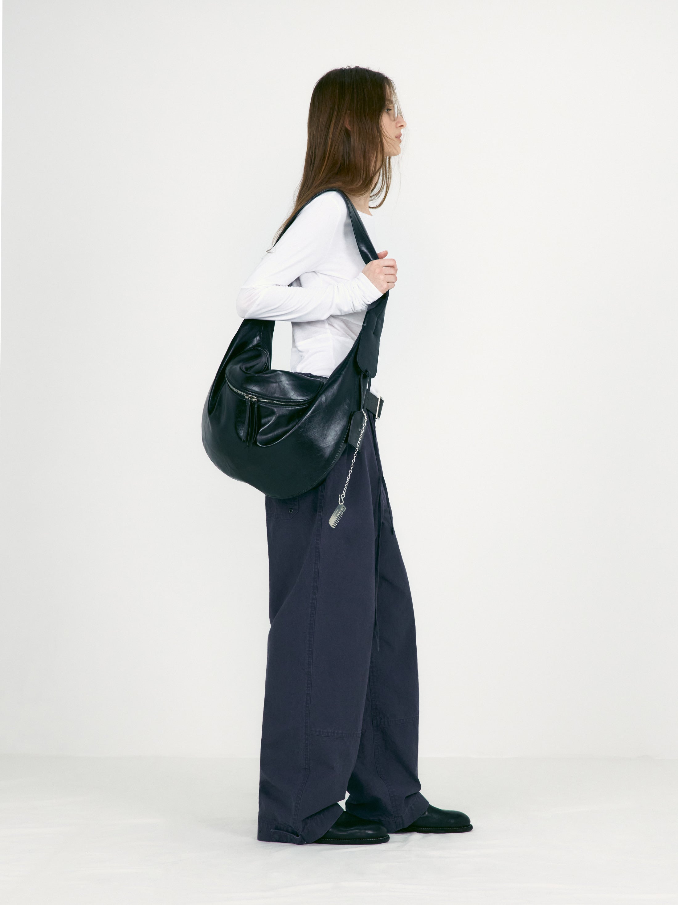 [low_classic] Corset Point Sleeve Top
White