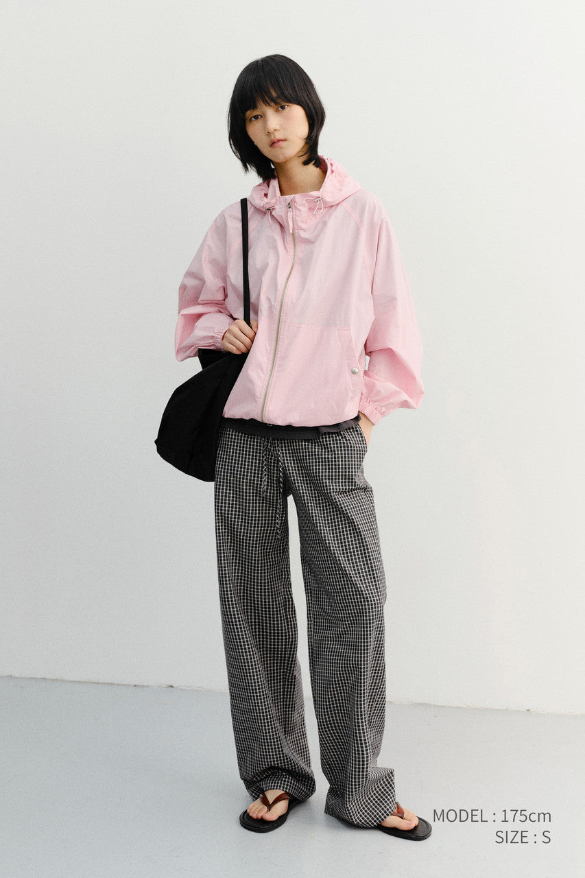 Dunst Pajama String Pants Black Check