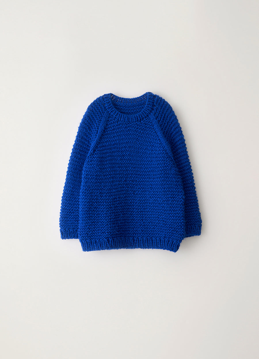 Nothing Written Brre handmade round sweater (Blue)
