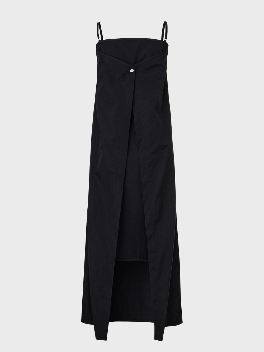 EENK Pleated Apron Dress - Black