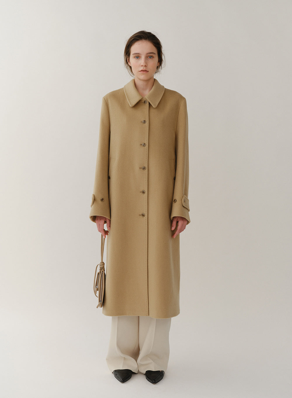 Kindersalmon Courie Coat Oat Latte