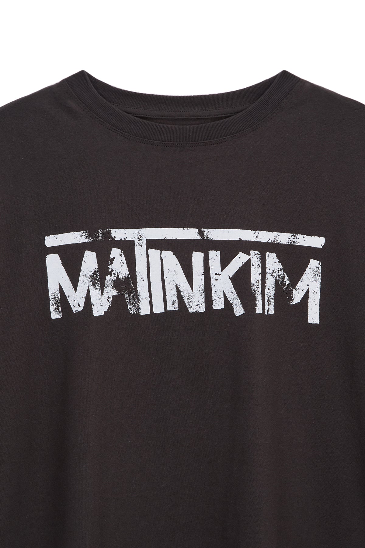 [matinkim] HANGEUL LOGO BIG ARCHIVE TOP IN DARK GREY