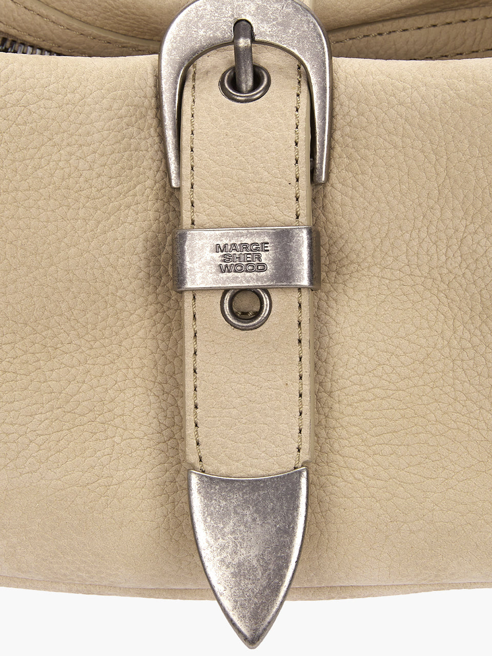 Margesherwood Belted Hobo Medium nude nubuck