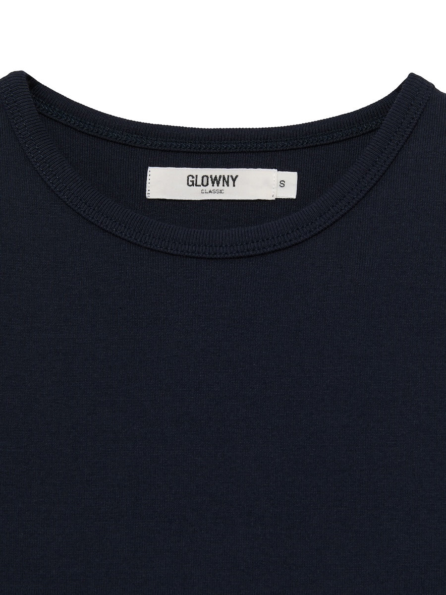 GLOWNY G Baby Tee (Long Version) (Navy)