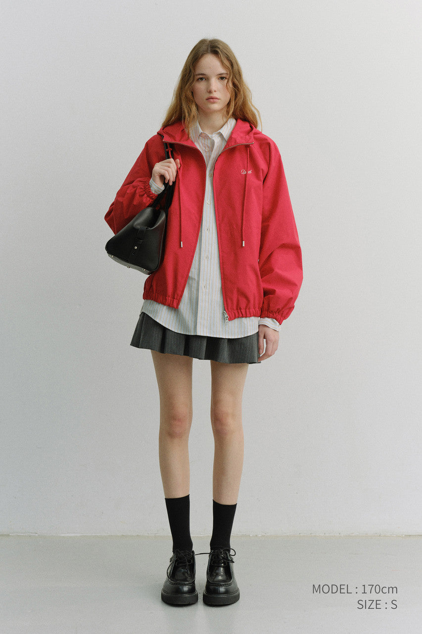 Dunst Unisex Logo Windbreaker Red