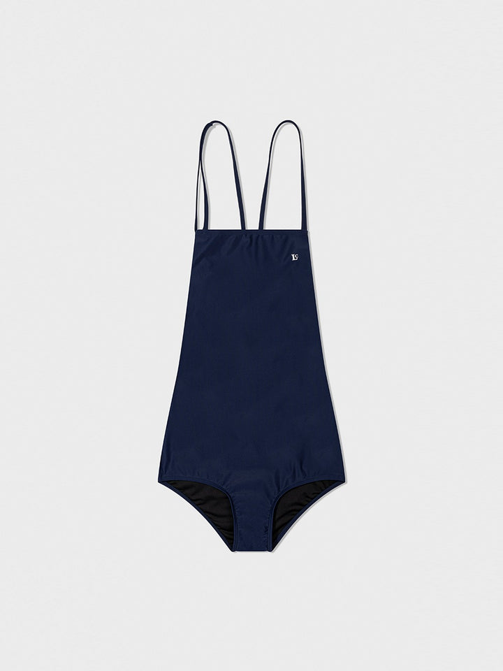 Low Classic Lc Back String Swimsuit Navy
