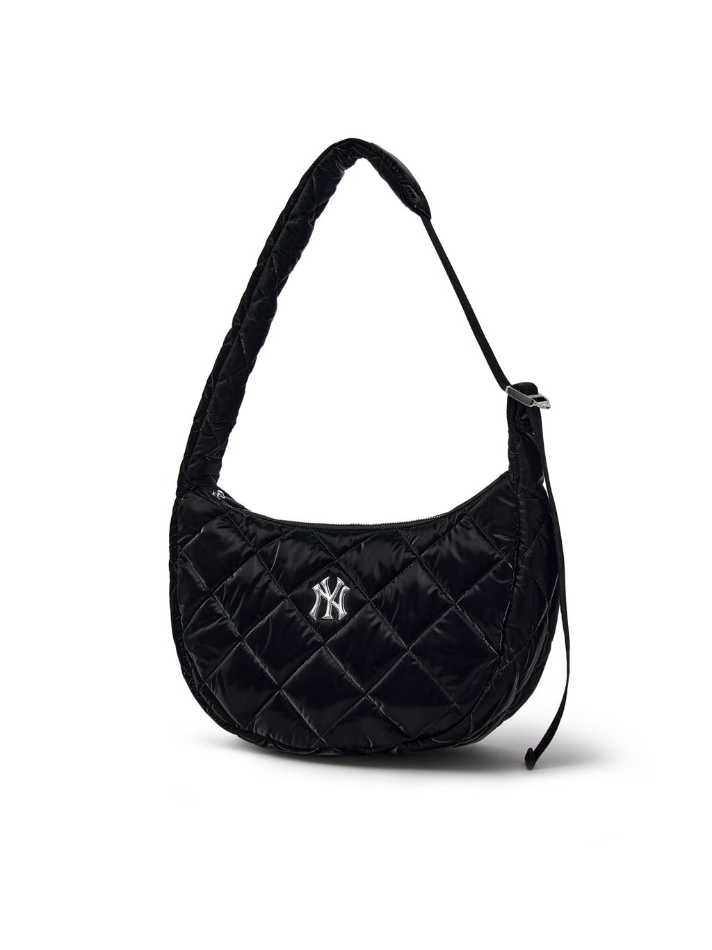 MLB Korea Curve Padding Hobo Bag