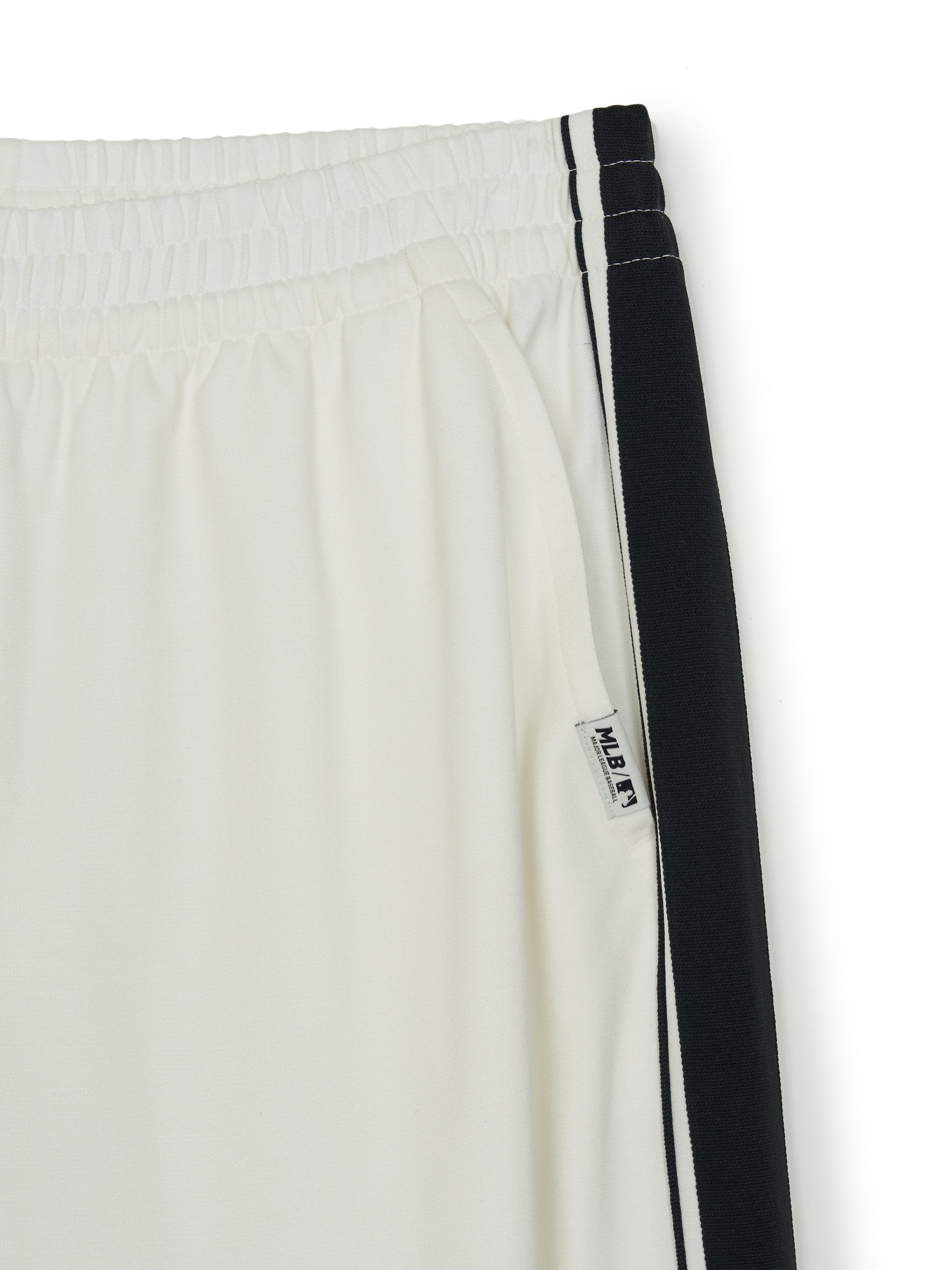 [mlb korea] BASIC SMALL LOGO MEGA WIDE TRACK PANTS