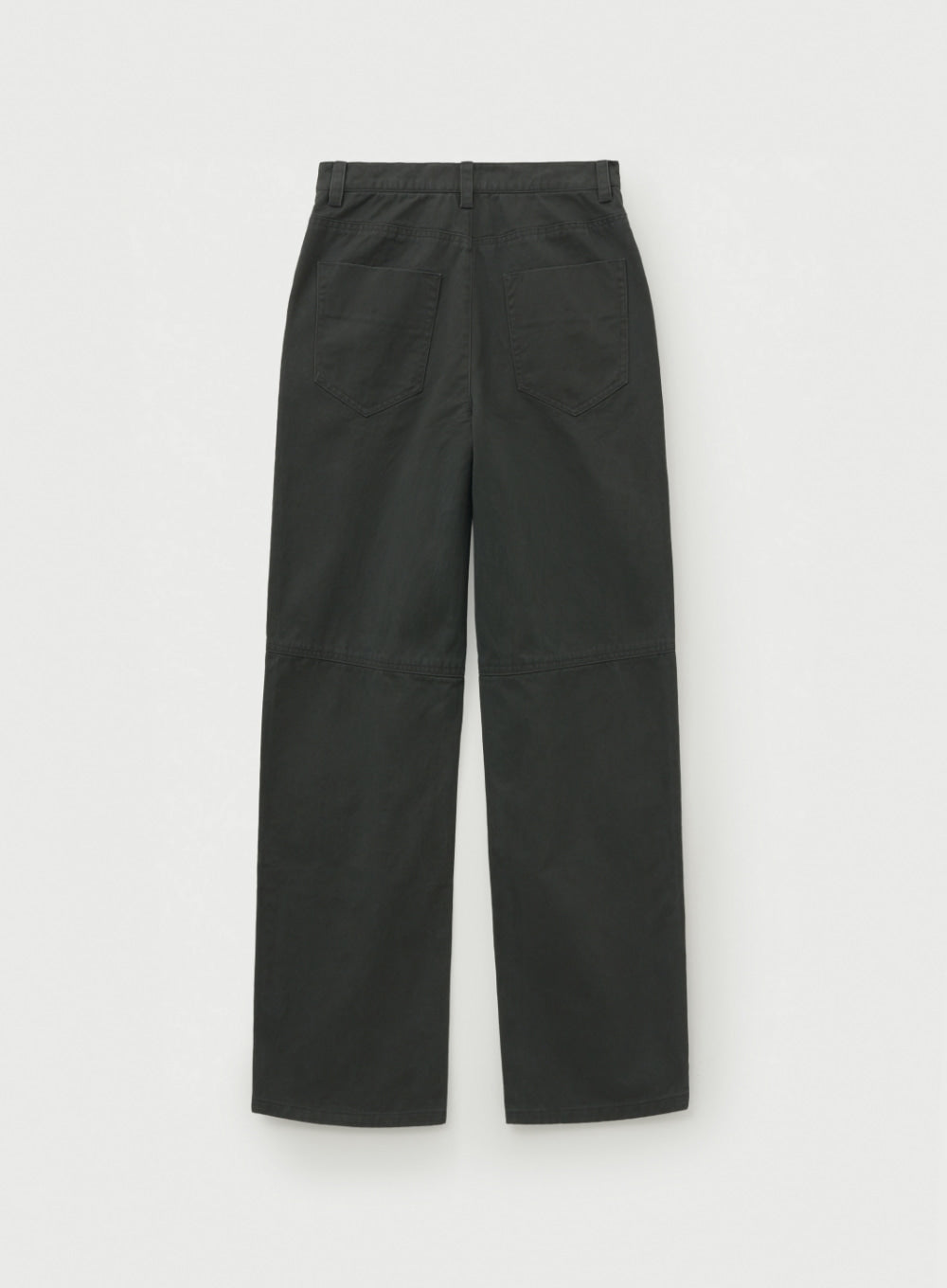 [satur] (W) Dying Semi Wide Fatigue Pants - Charcoal