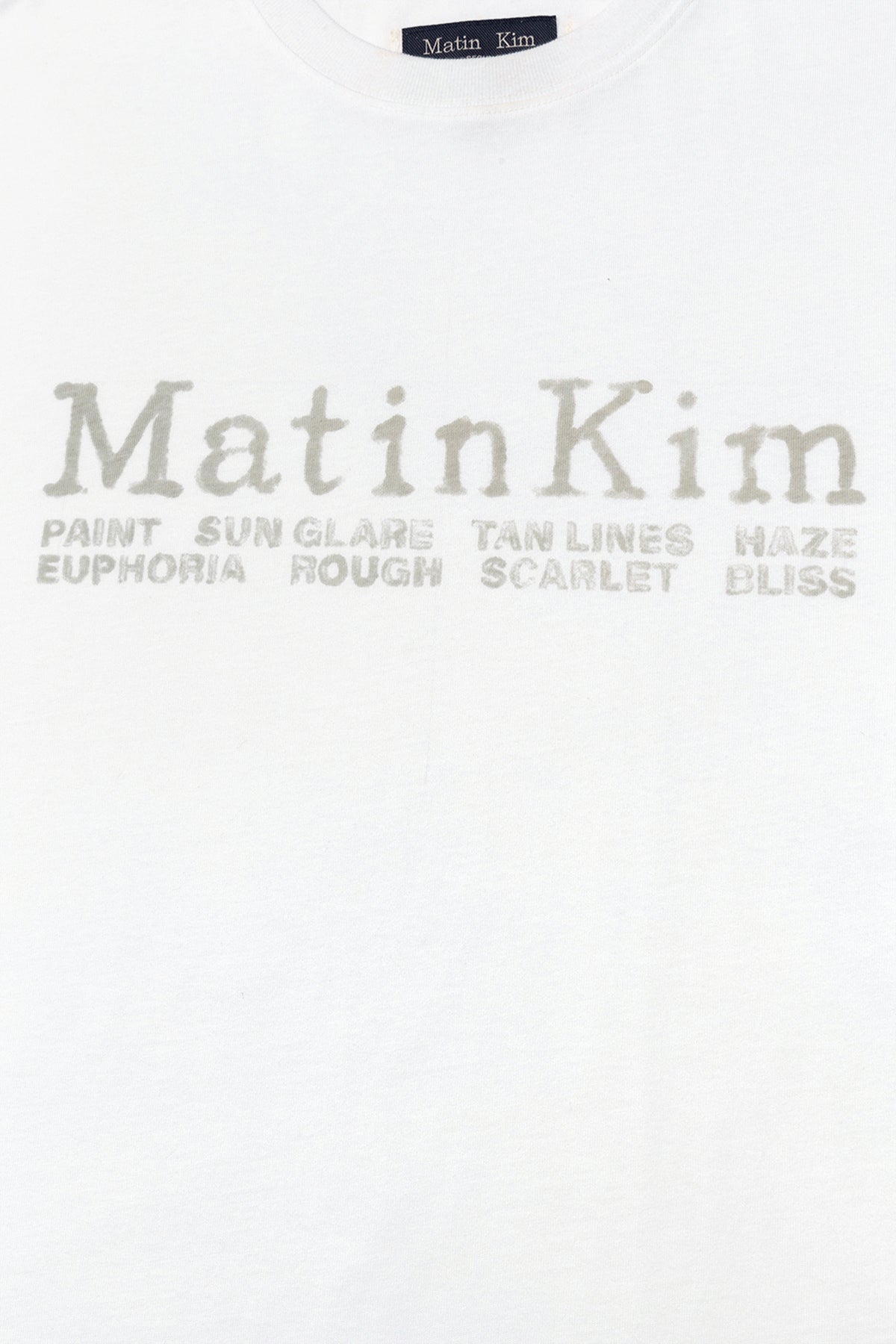 Matinkim Sweat Printing Logo Top For Men IN White
