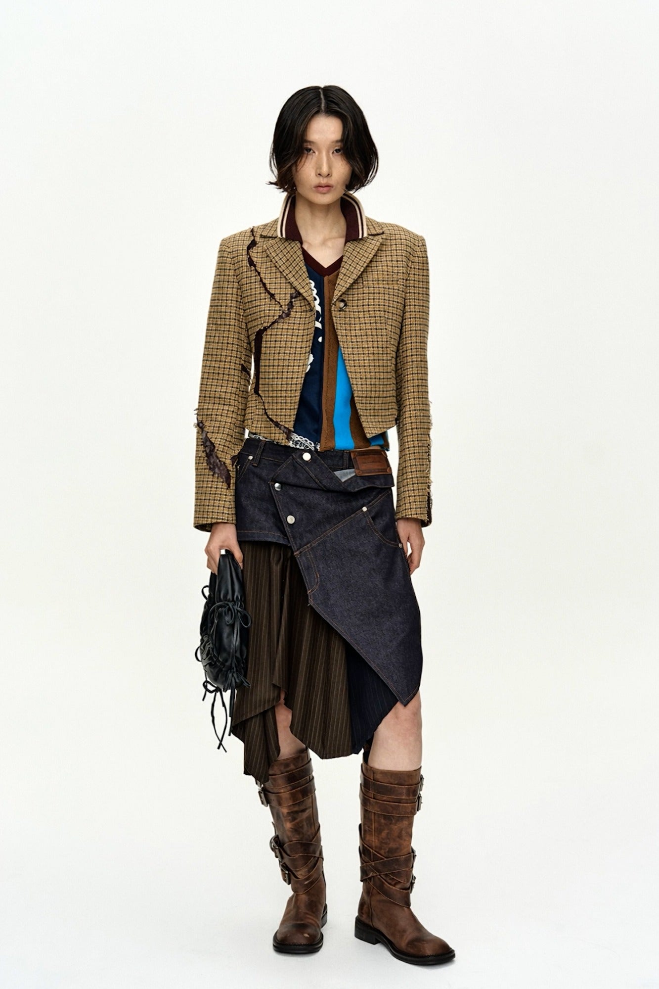 Andersson Bell Lace Cut-Out Blazer
