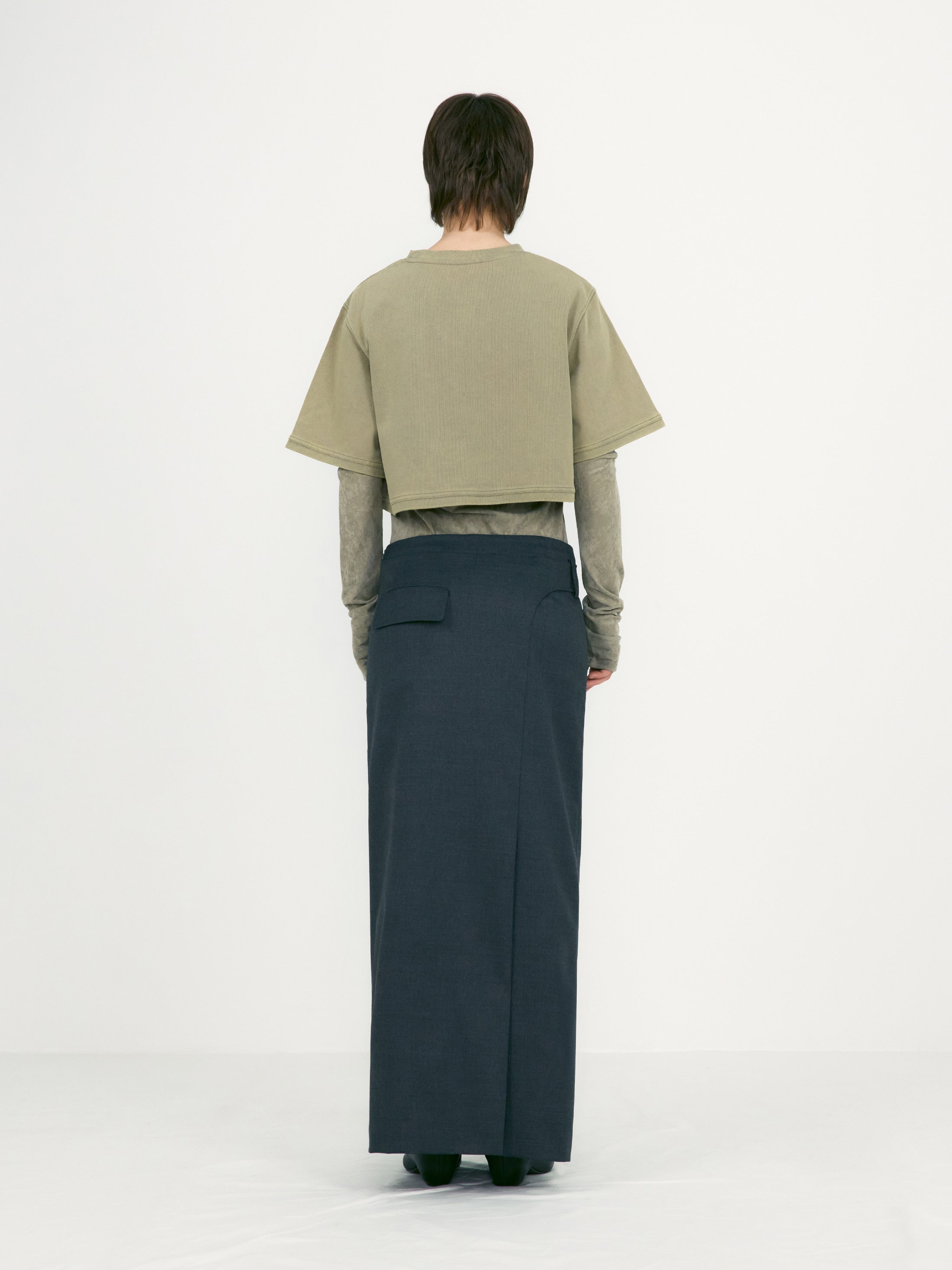 [low_classic] Belted Maxi Skirts
Charcoal