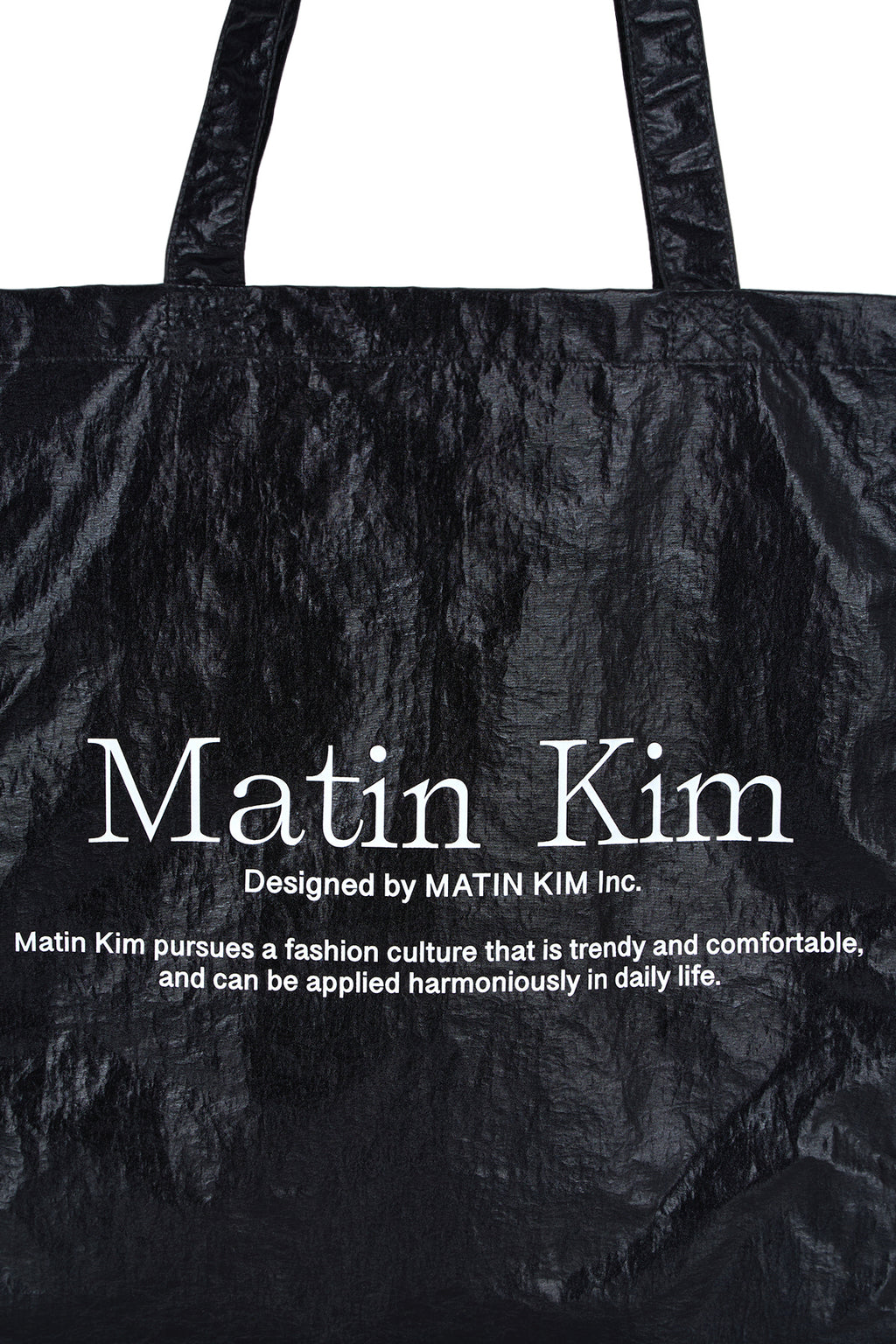 [matinkim] MATIN PALETTE ECOBAG IN STRONG BLACK