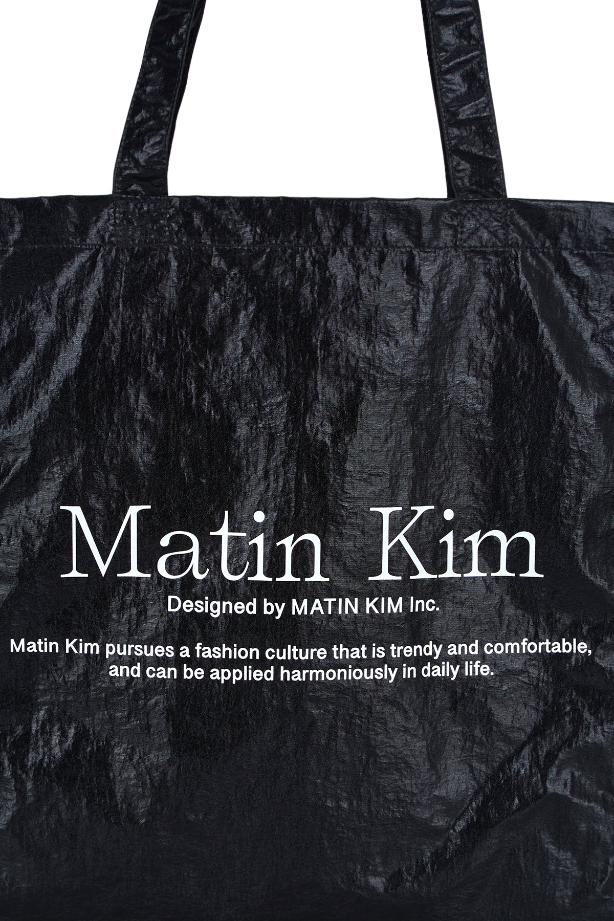 [matinkim] MATIN PALETTE ECOBAG IN STRONG BLACK