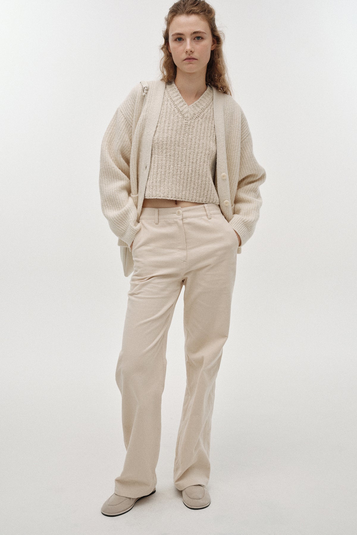 Nothing Written Garine wool vest (Ivory)