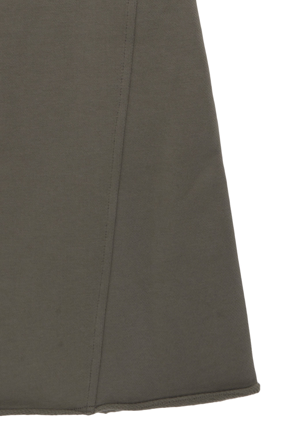 [matinkim] CUT OUT DETAIL SWEATPANTS IN KHAKI GREY