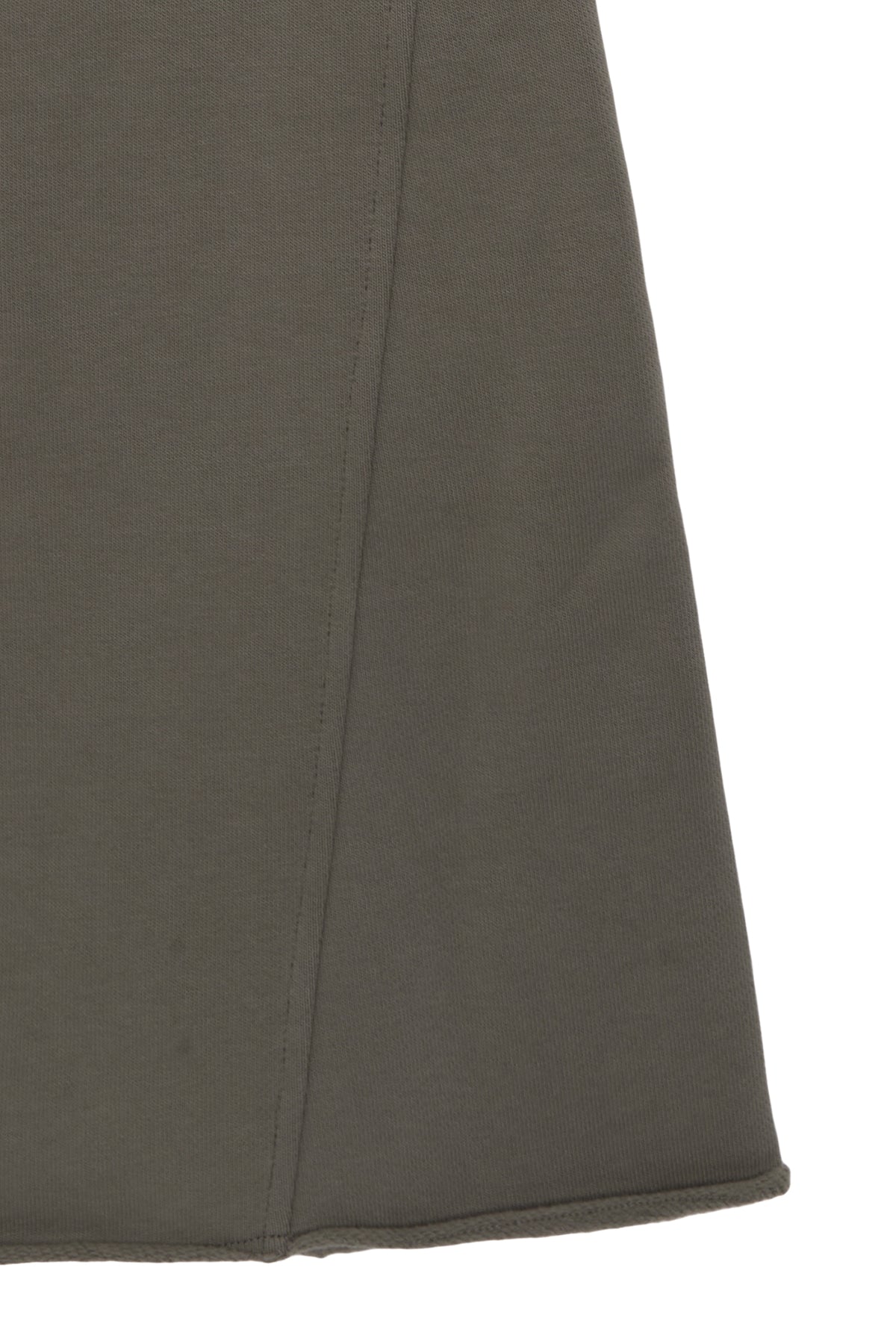 [matinkim] CUT OUT DETAIL SWEATPANTS IN KHAKI GREY