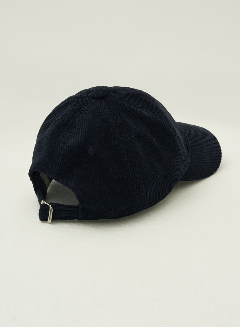 [satur] Small S logo Corduroy Ball Cap - Navy