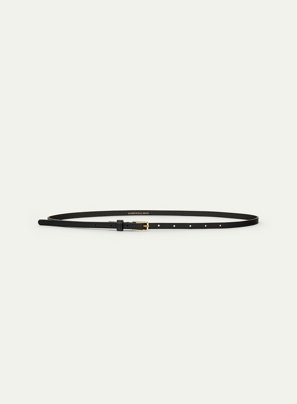 Kindersalmon Mini Leather Belt Black