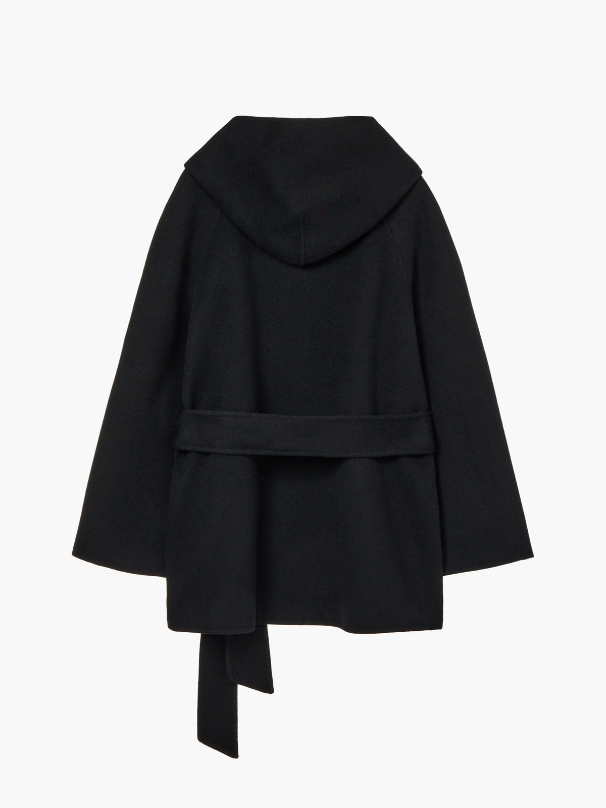 Margesherwood Half-Belted Handmade Coat black