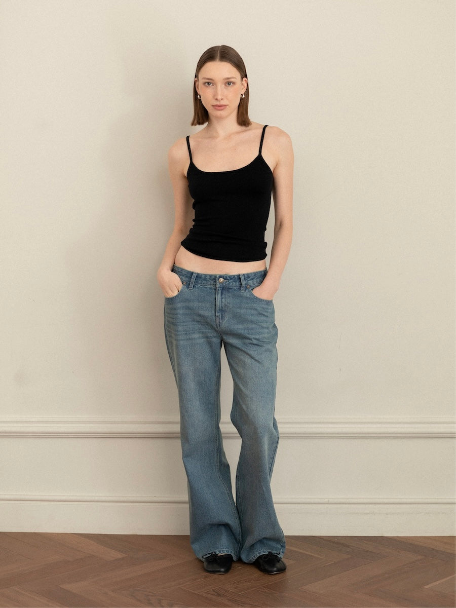 GLOWNY The Rodeo Jeans (Washed Blue)