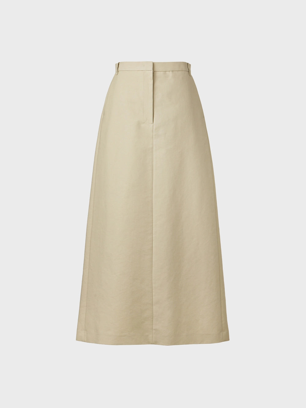 EENK Drape Back A-Line Skirt - Beige